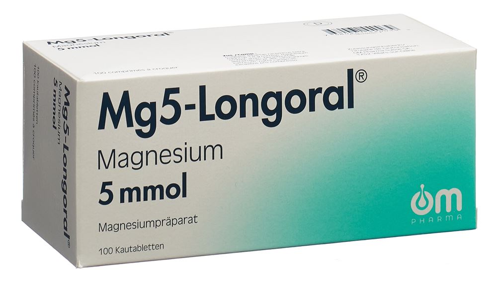 Mg 5-Longoral, comprimés à croquer