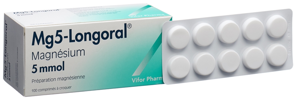 Mg 5-Longoral, comprimés à croquer