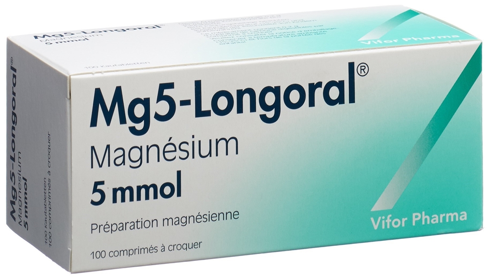 Mg 5-Longoral, comprimés à croquer