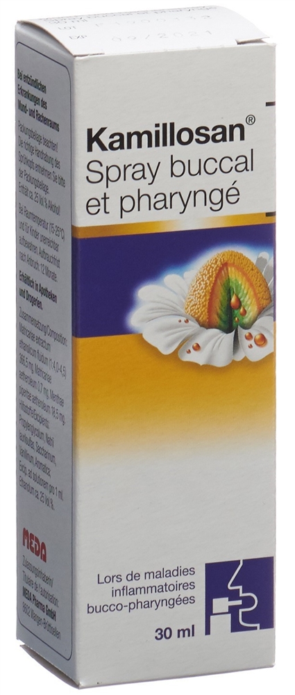 KAMILLOSAN spray buccal et pharyngé fl 30 ml