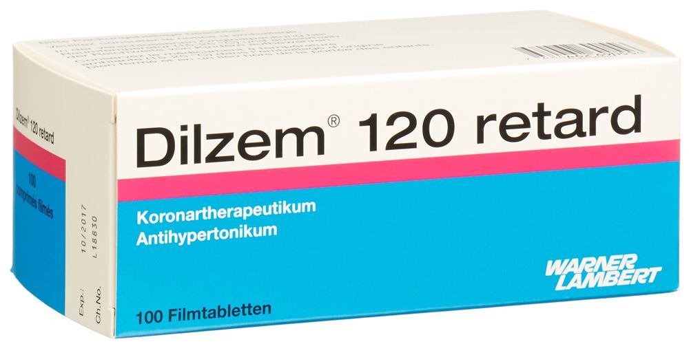 DILZEM Retard cpr pell ret 120 mg 100 pce