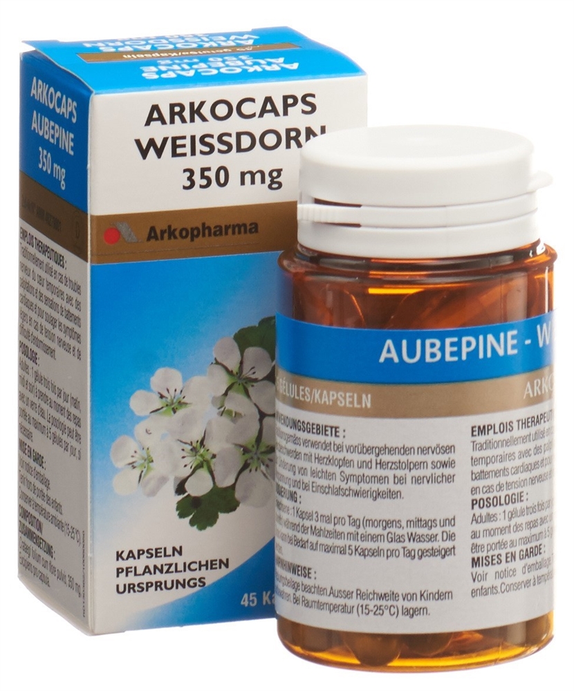 ARKOCAPS Aubépine 350 mg, gélules - 45 pce