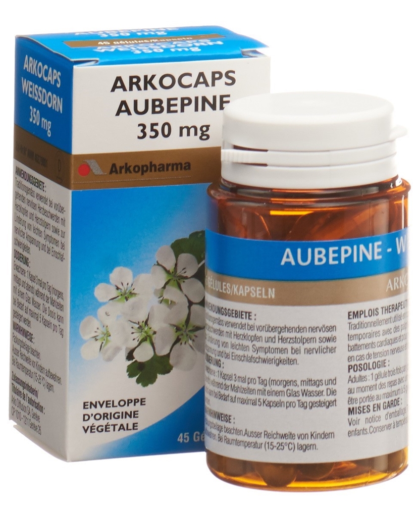 ARKOCAPS Aubépine 350 mg, gélules - 45 pce