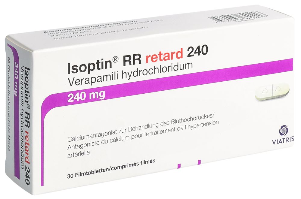 ISOPTIN RR retard cpr pell ret 240 mg 30 pce