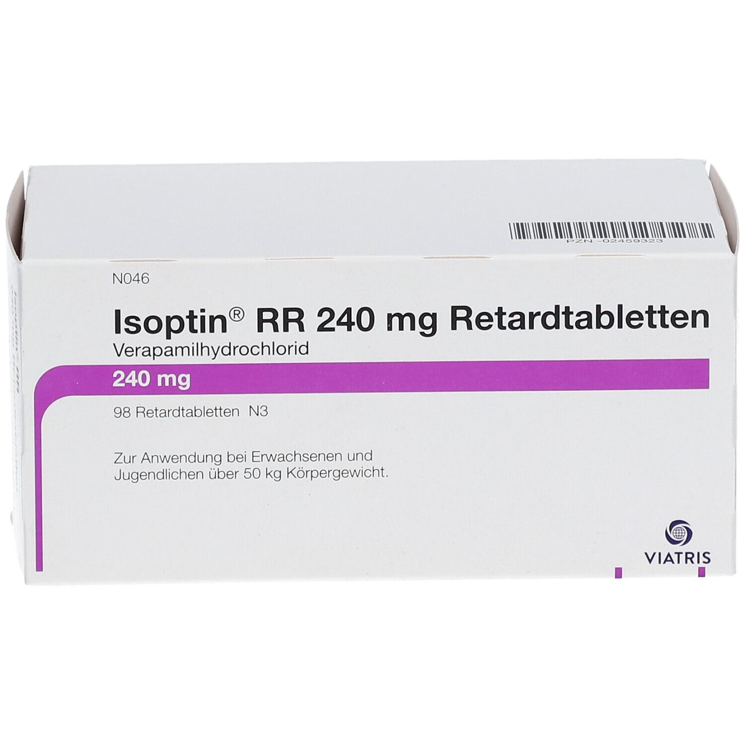 Isoptin RR retard 240, Filmtabletten