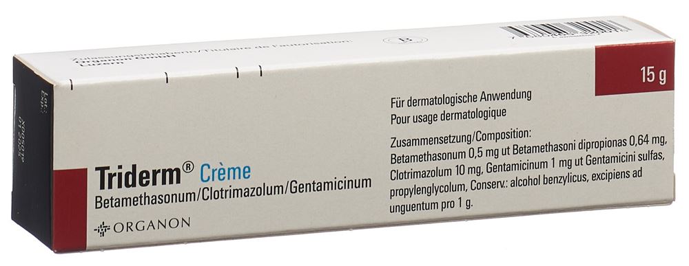 TRIDERM crème tb 15 g