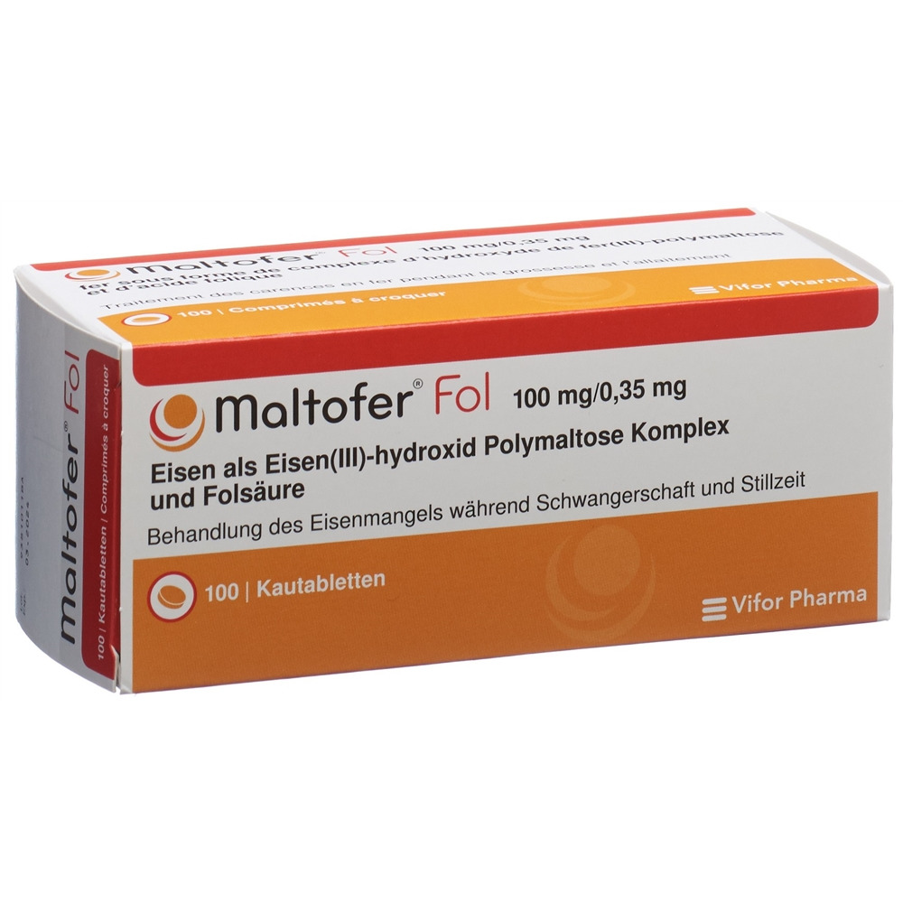 Maltofer Fol, Kautabletten