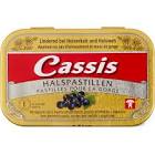 Cassis Halspastillen, Pastillen
