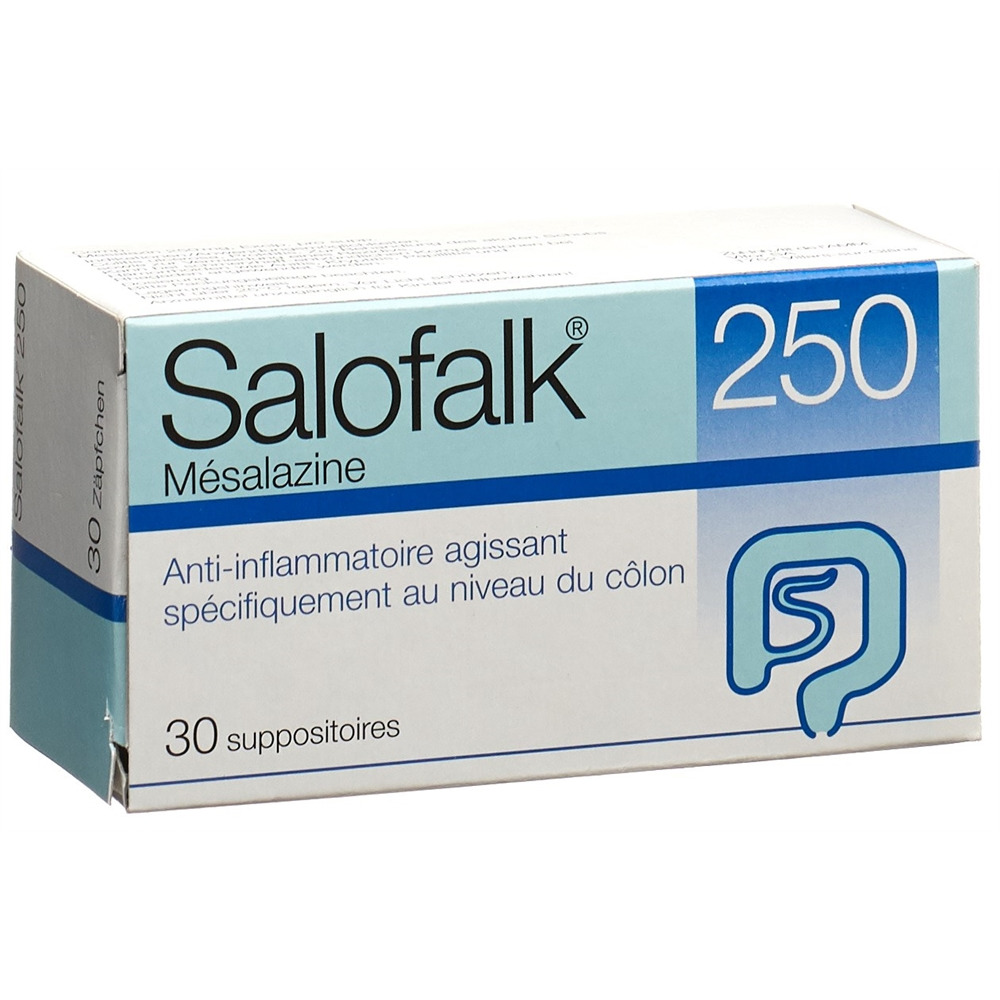 SALOFALK supp 250 mg 30 pce