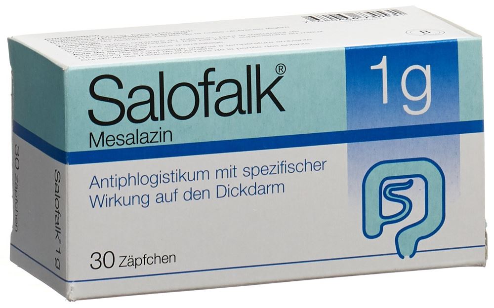 SALOFALK supp 1 g 30 pce