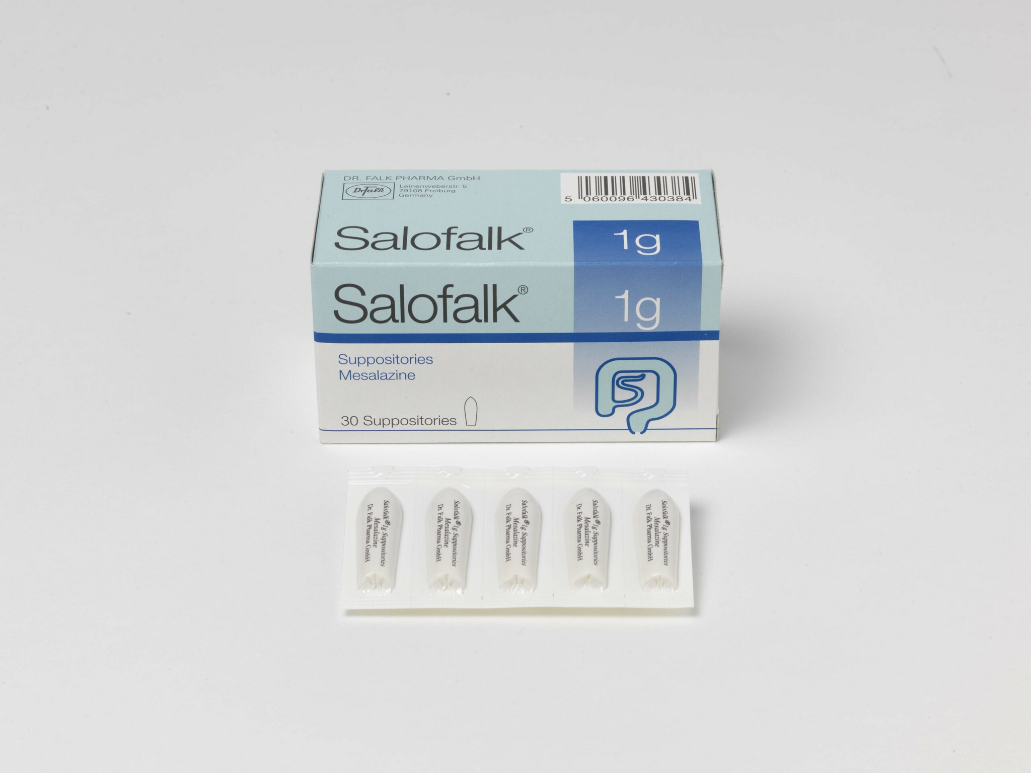 SALOFALK supp 1 g 60 pce