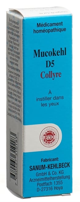 Mucokehl D5, Augentropfen