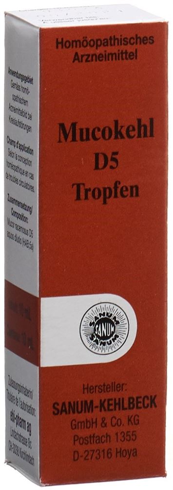Mucokehl D5, Tropfen zum Einnehmen und Inhalieren und Einreiben