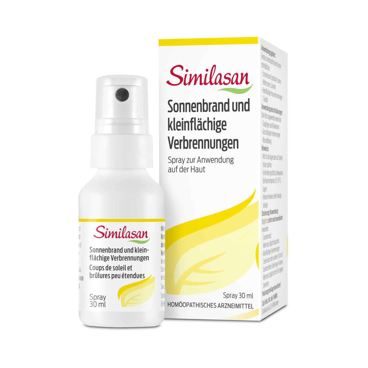 Similasan Sonnenbrand und kleinflächige Verbrennungen, Spray zur Anwendung auf der Haut