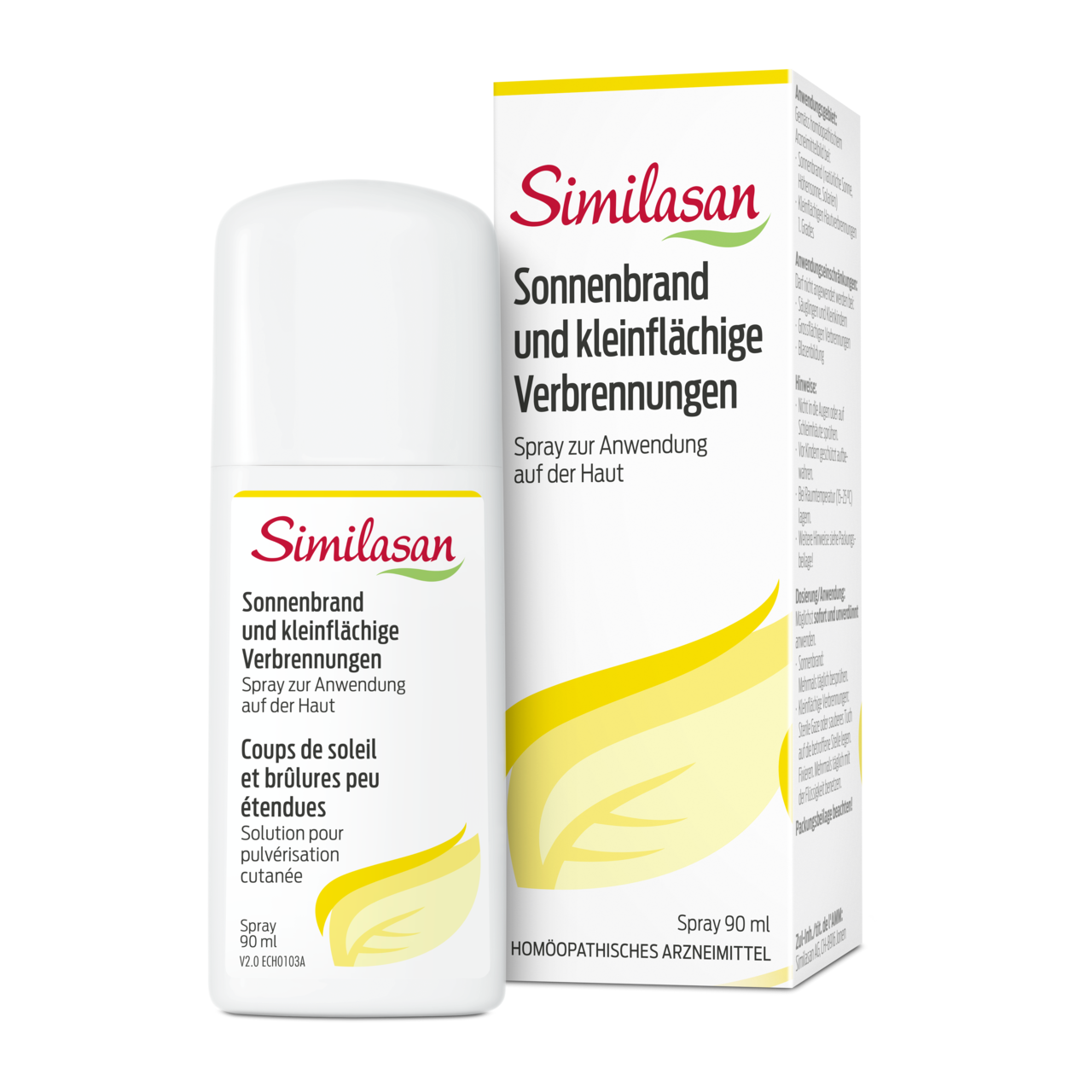 Similasan Sonnenbrand und kleinflächige Verbrennungen, Spray zur Anwendung auf der Haut