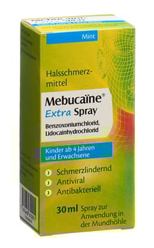 Mebucaïne Extra Spray, Spray zur Anwendung in der Mundhöhle