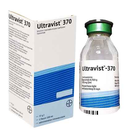 Ultravist 370, sol inj 370 mg , fl 100 ml (ancien)