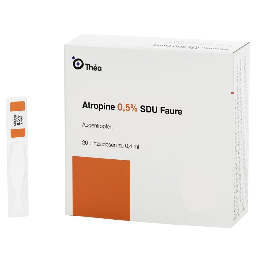 ATROPINE SDU Faure 0.5 % 20 monodos 0.4 ml