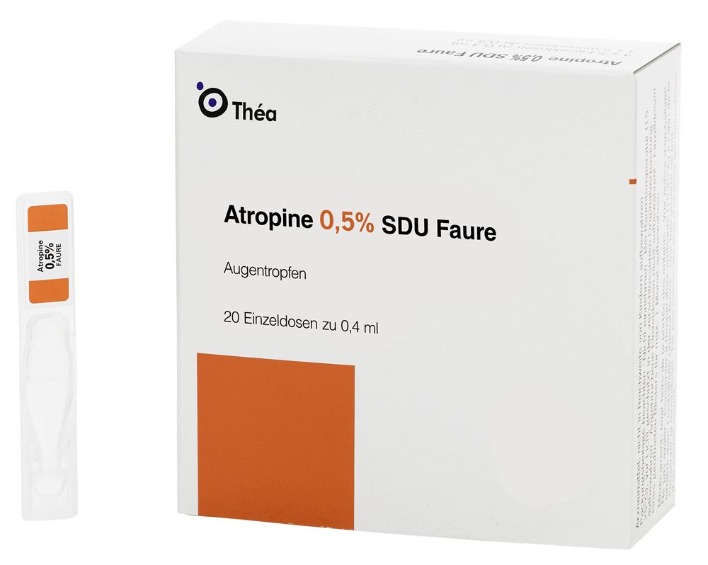ATROPINE SDU Faure 0.5 % 20 monodos 0.4 ml