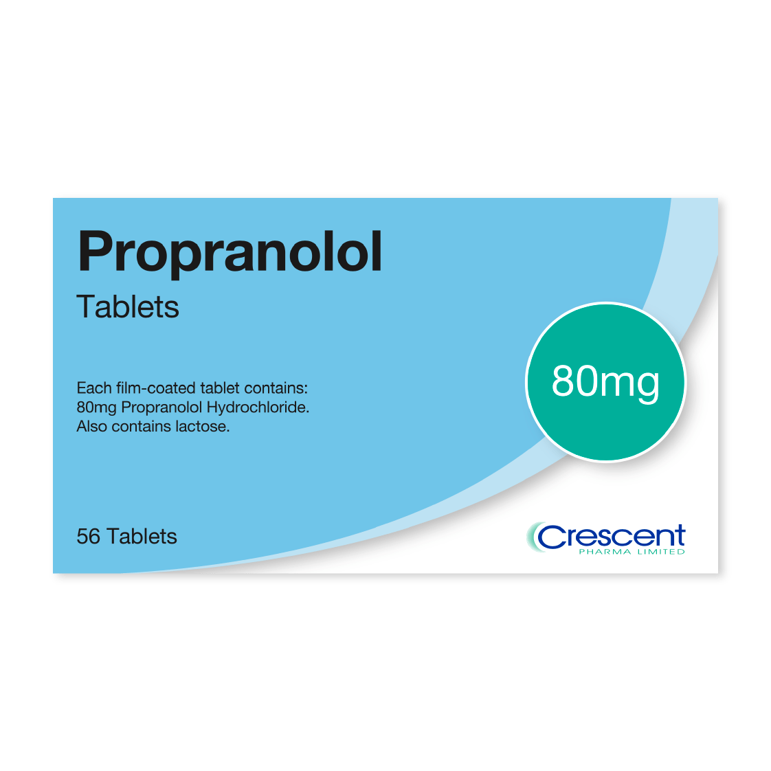 PROPRANOLOL Zentiva cpr pell 80 mg bte 180 pce