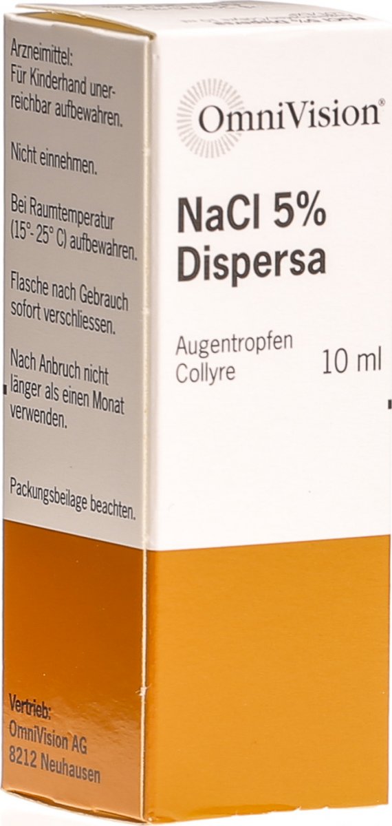 NaCl 5 % Dispersa, Augentropfen