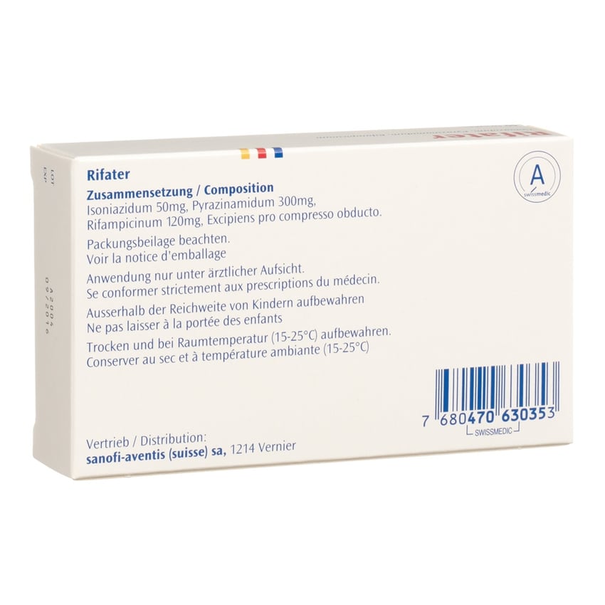 Rifater, comprimés enrobés