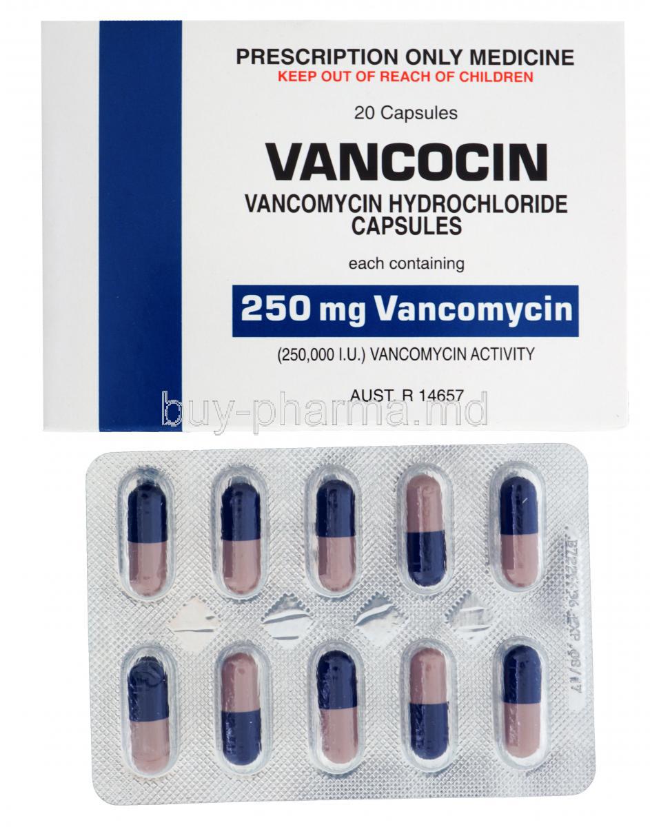Vancocin 250 mg, Kapseln