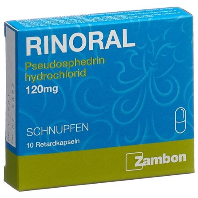 RINORAL caps ret 120 mg 10 pce