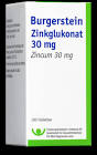 Burgerstein Zinkglukonat 30 mg, Tabletten