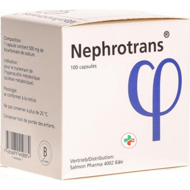 Nephrotrans 500 mg, magensaftresistente Weichkapseln