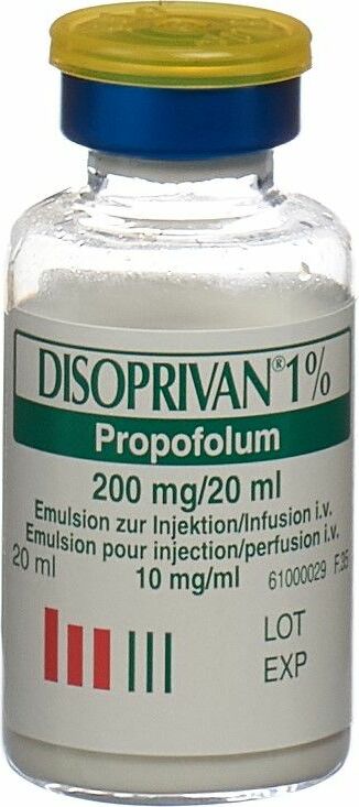 Disoprivan 10 mg/ml, Emulsion zur Injektion/Infusion