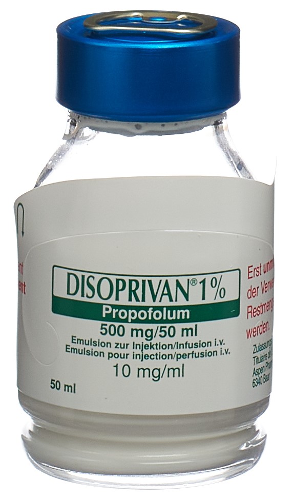 Disoprivan 10 mg/ml, Emulsion zur Injektion/Infusion