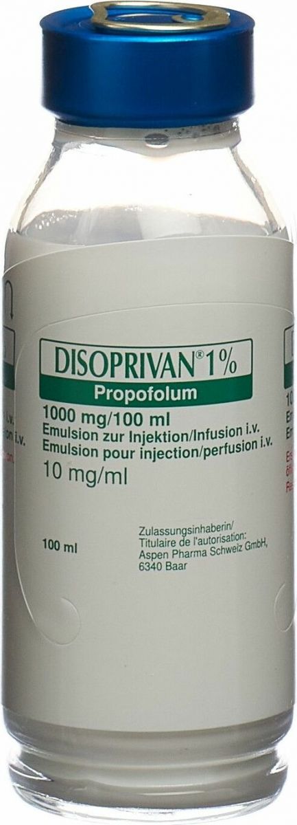 Disoprivan 10 mg/ml, Emulsion zur Injektion/Infusion