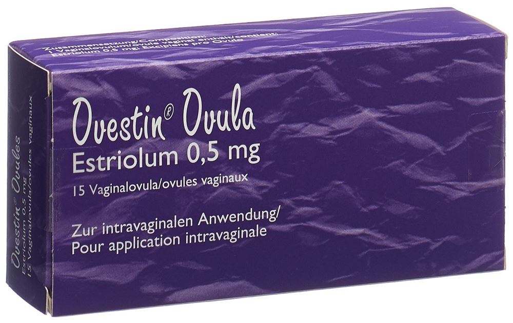 OVESTIN ovule 0.5 mg 15 pce