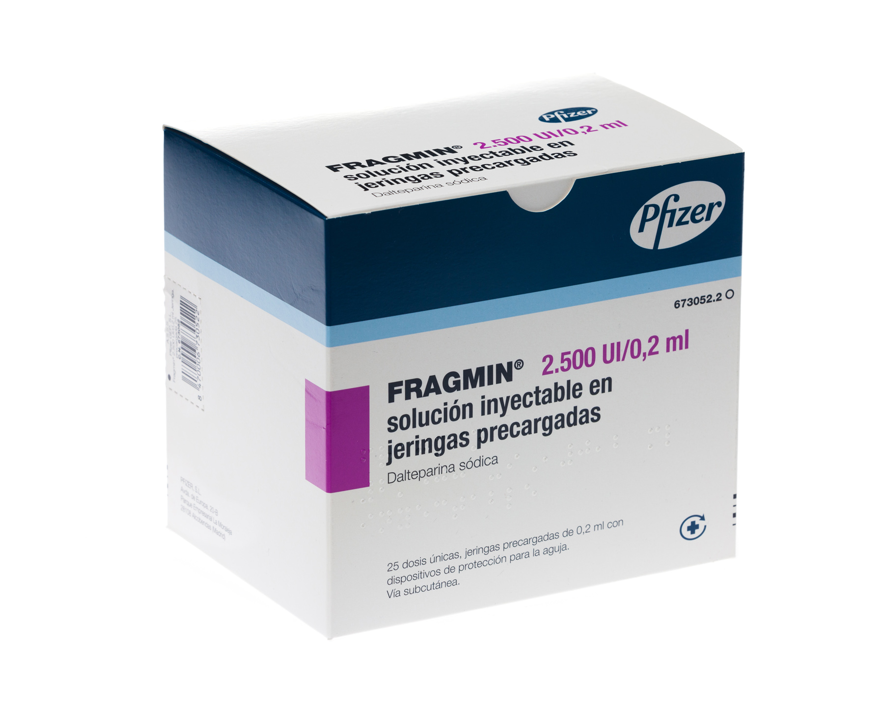 FRAGMIN sol inj 2500 UI/0.2ml 10 ser pré 0.2 ml
