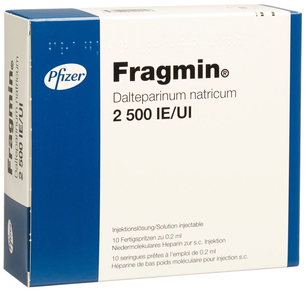 FRAGMIN sol inj 2500 UI/0.2ml 10 ser pré 0.2 ml