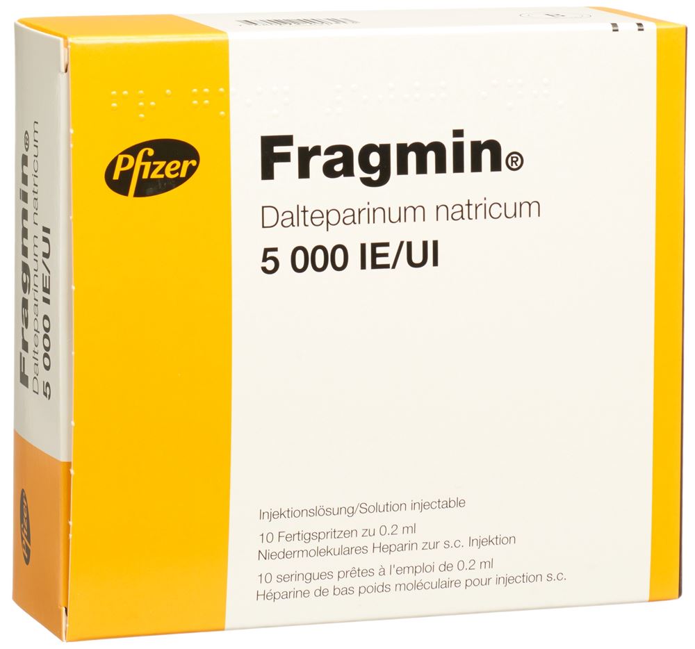 FRAGMIN sol inj 5000 UI/0.2ml 10 ser pré 0.2 ml