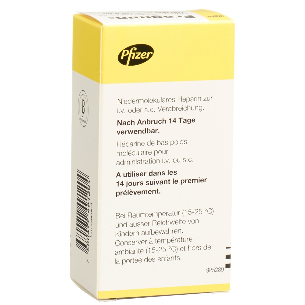 FRAGMIN sol inj 100000 UI/4ml flac 4 ml