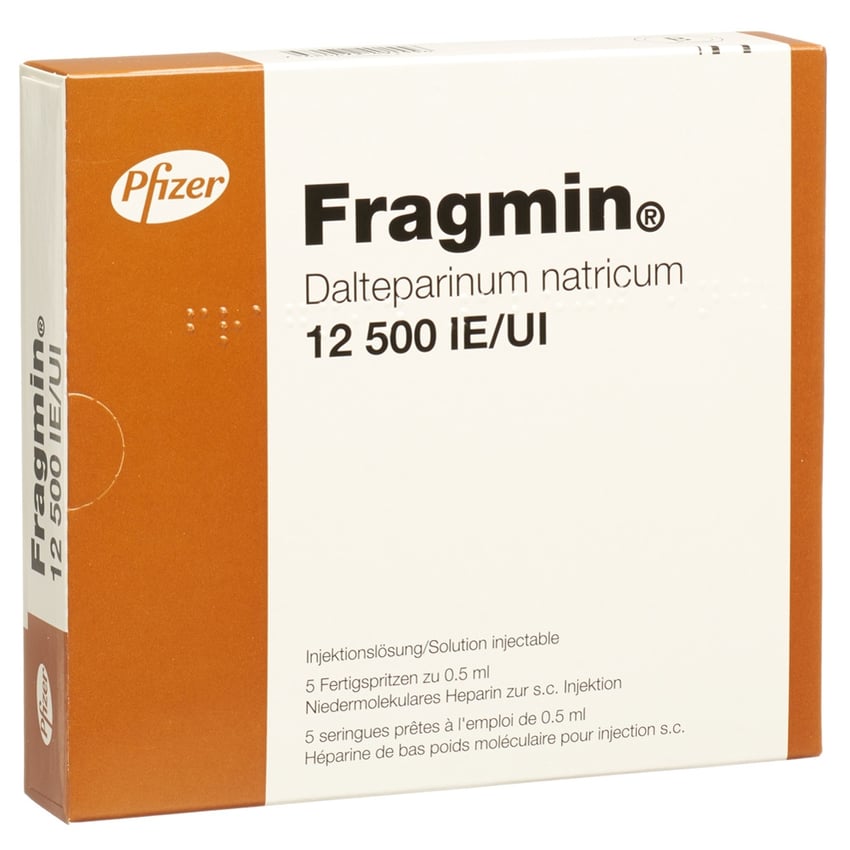 Fragmin 12'500 I.E./0,5 mL, Injektionslösung
