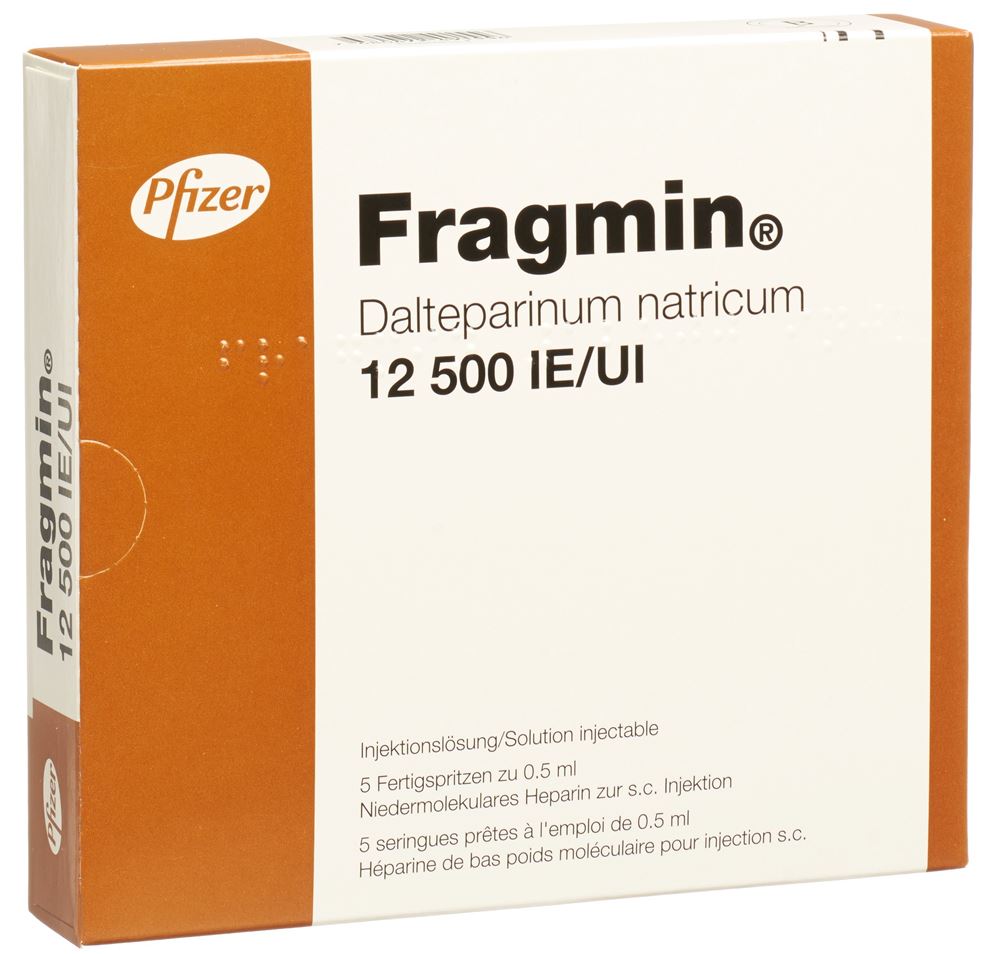 FRAGMIN sol inj 12500 UI/0.5ml 5 ser pré 0.5 ml