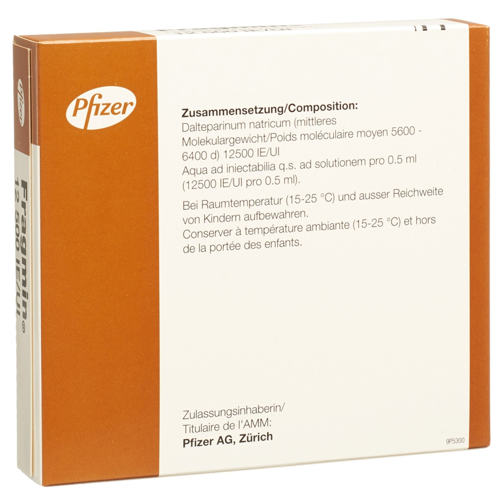 FRAGMIN sol inj 12500 UI/0.5ml 5 ser pré 0.5 ml