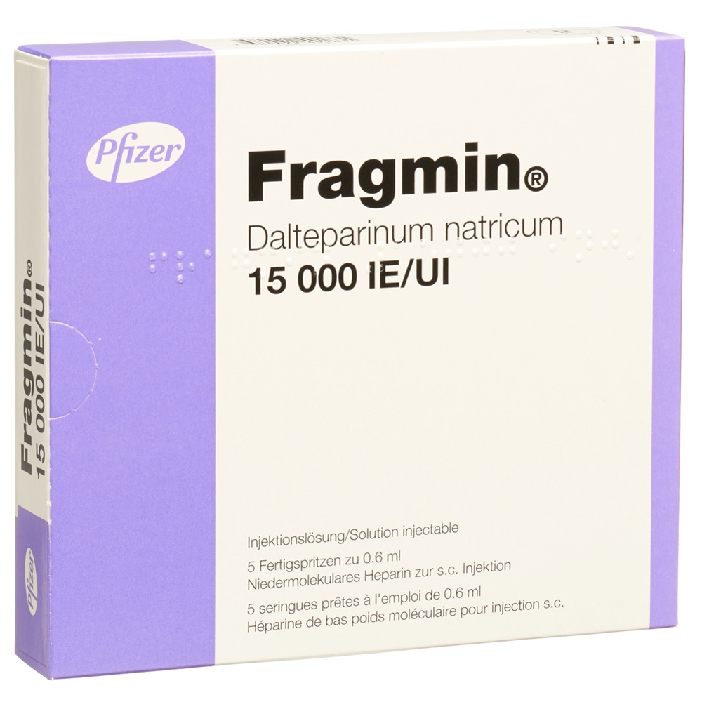 Fragmin 15'000 I.E./0,6 mL, Injektionslösung