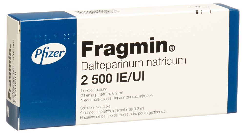 FRAGMIN sol inj 2500 UI/0.2ml 2 ser pré 0.2 ml