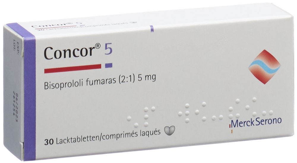 CONCOR cpr pell 5 mg 30 pce