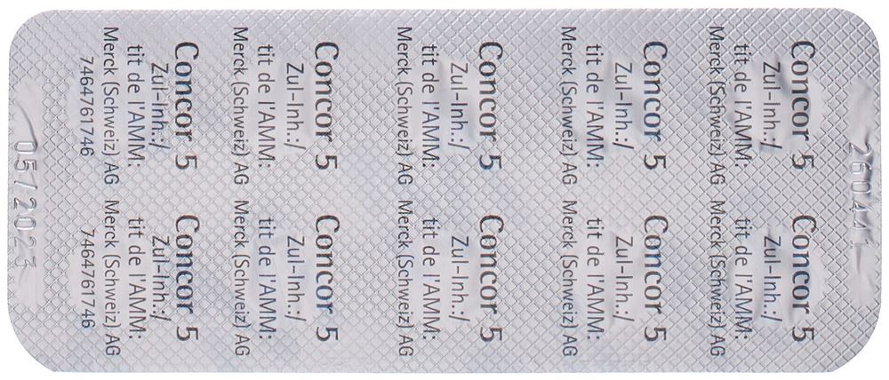 CONCOR cpr pell 5 mg 30 pce