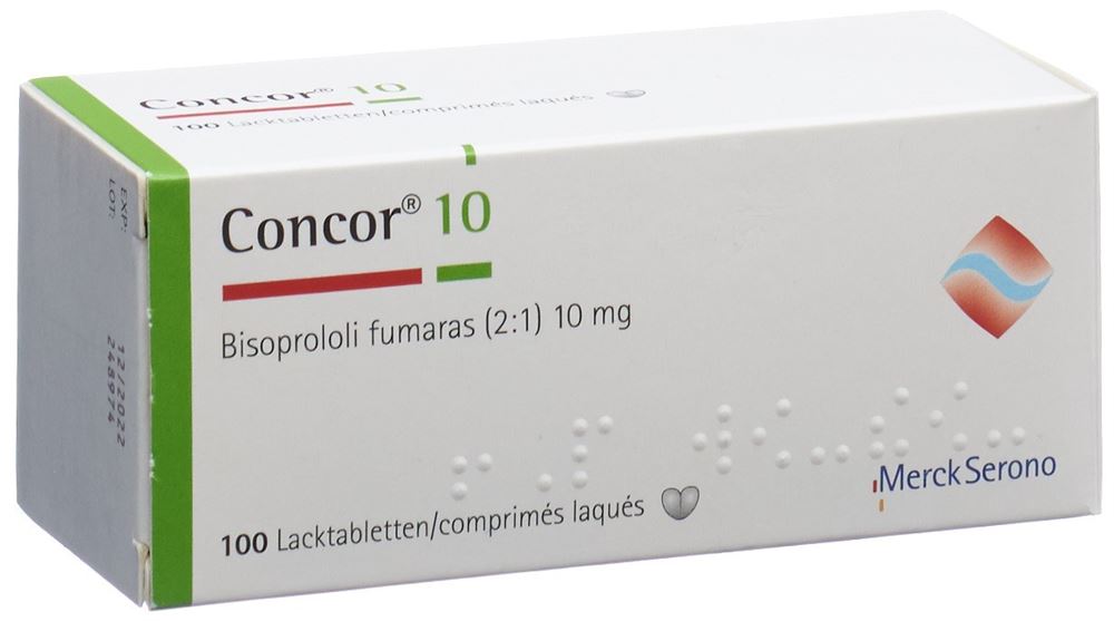 CONCOR cpr pell 10 mg 100 pce