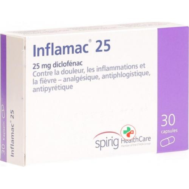 Inflamac 25 mg, Kapseln