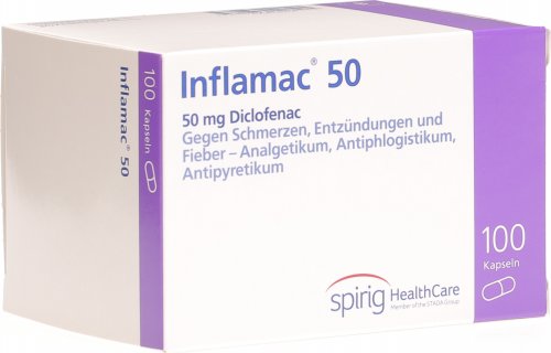 Inflamac 50 mg, Kapseln
