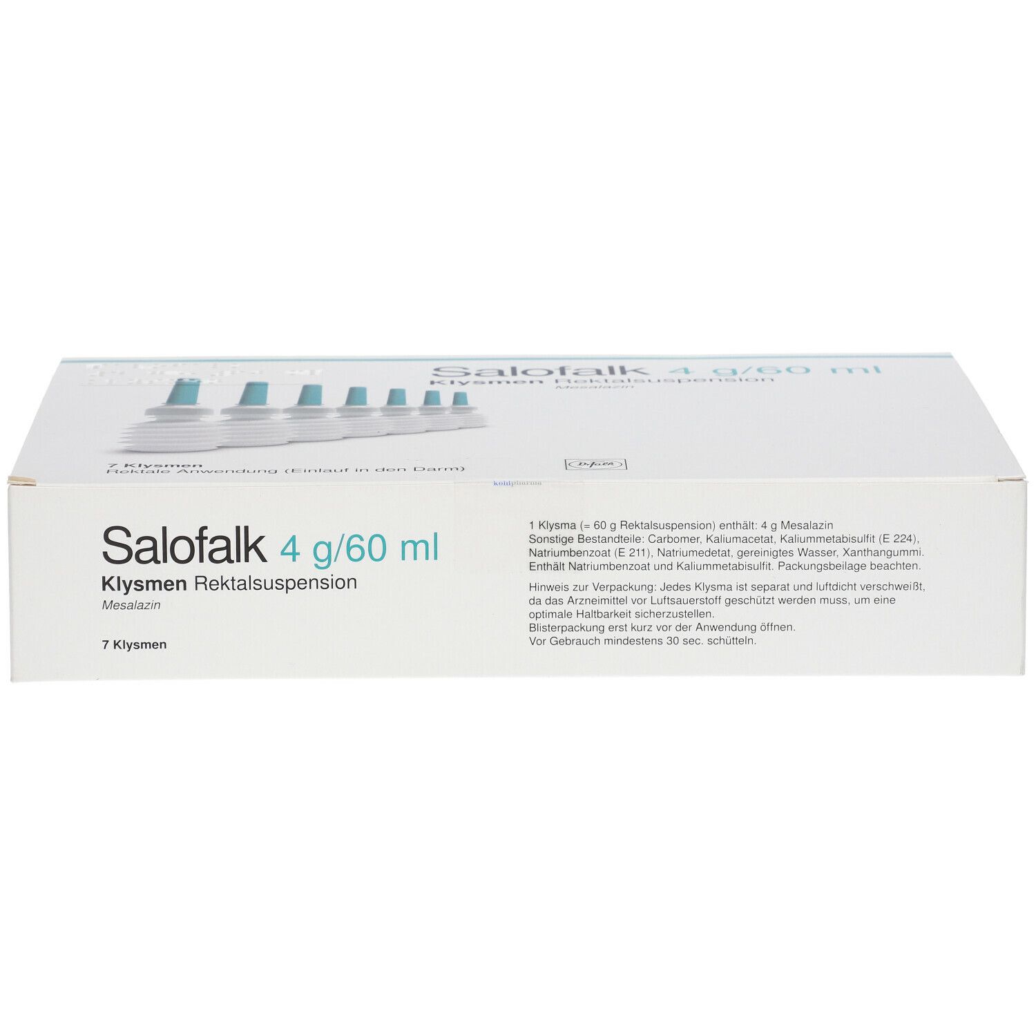 Salofalk 4 g, Klysmen