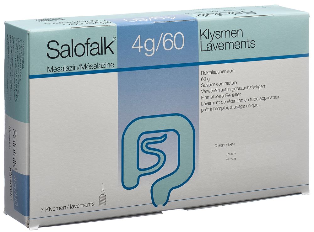 SALOFALK lavements 4 g 7 pce